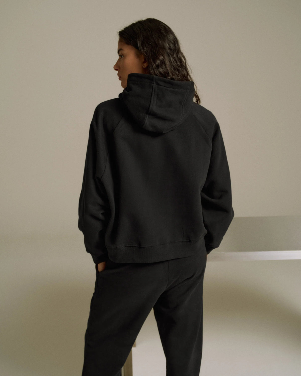 Loose Fit Hoodie Black
