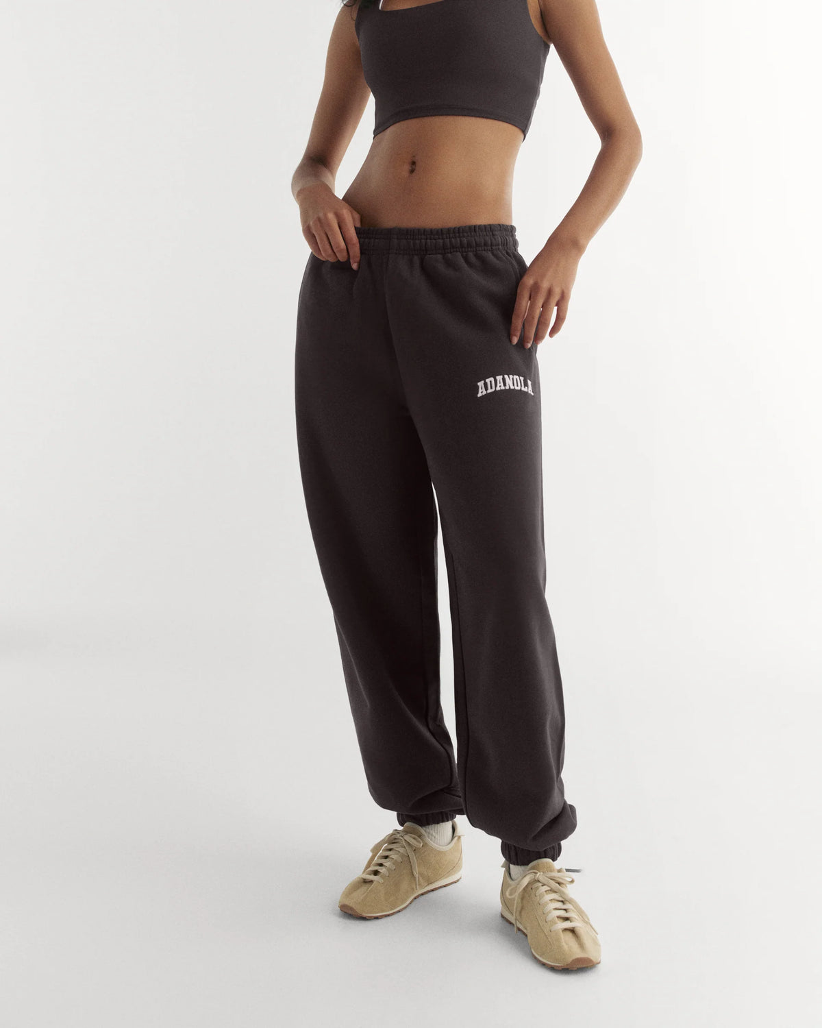 Cuffed Sweatpants Coffee Bean
