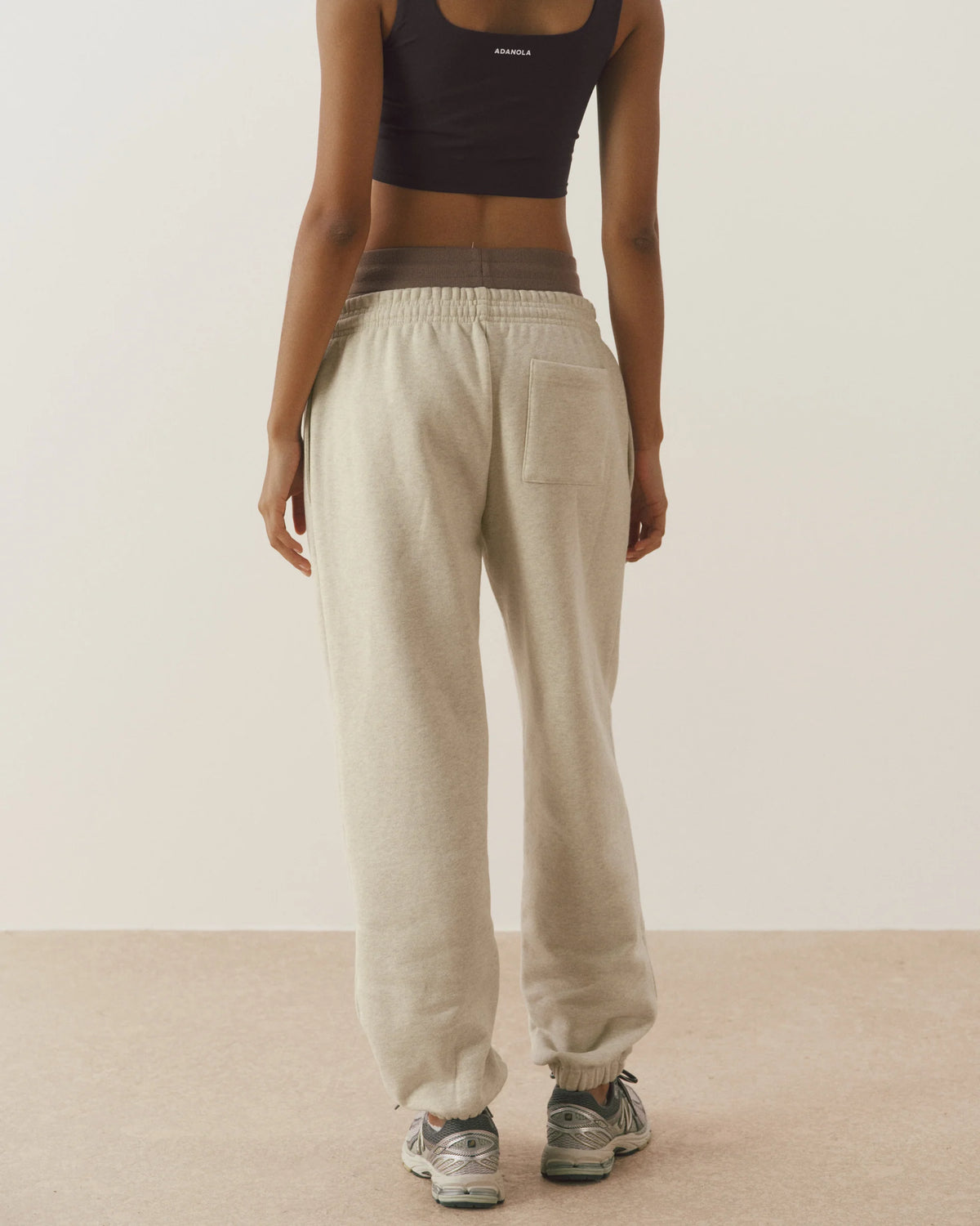 Cuffed Sweatpants Oat Melange