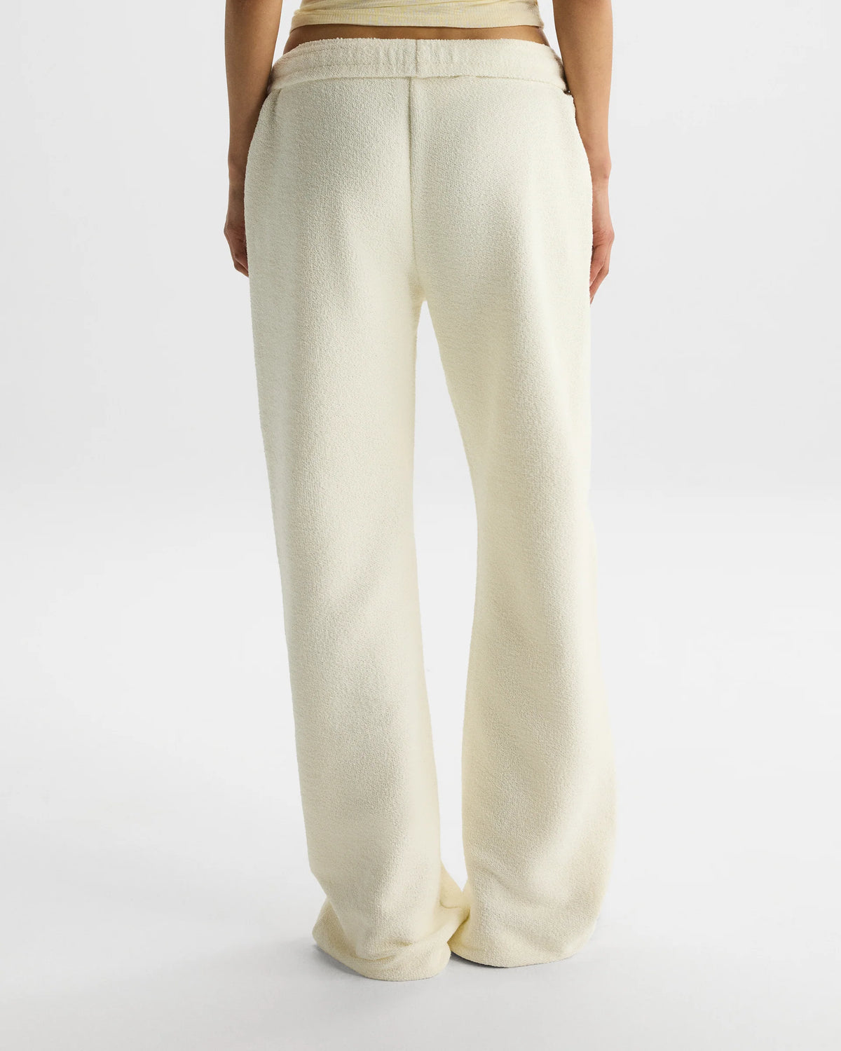 Straight Leg Sweatpants Marshmallow White