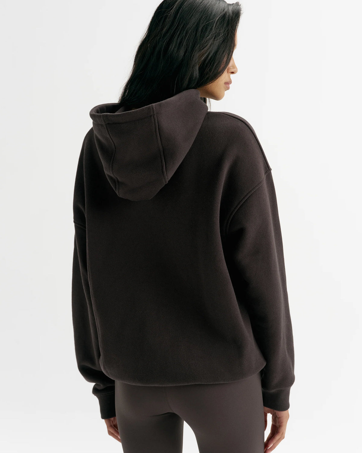 Classic Oversized Hoodie Coffee Bean