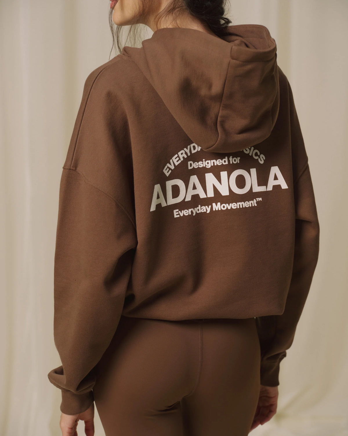 Oversized Hoodie Mocha Brown