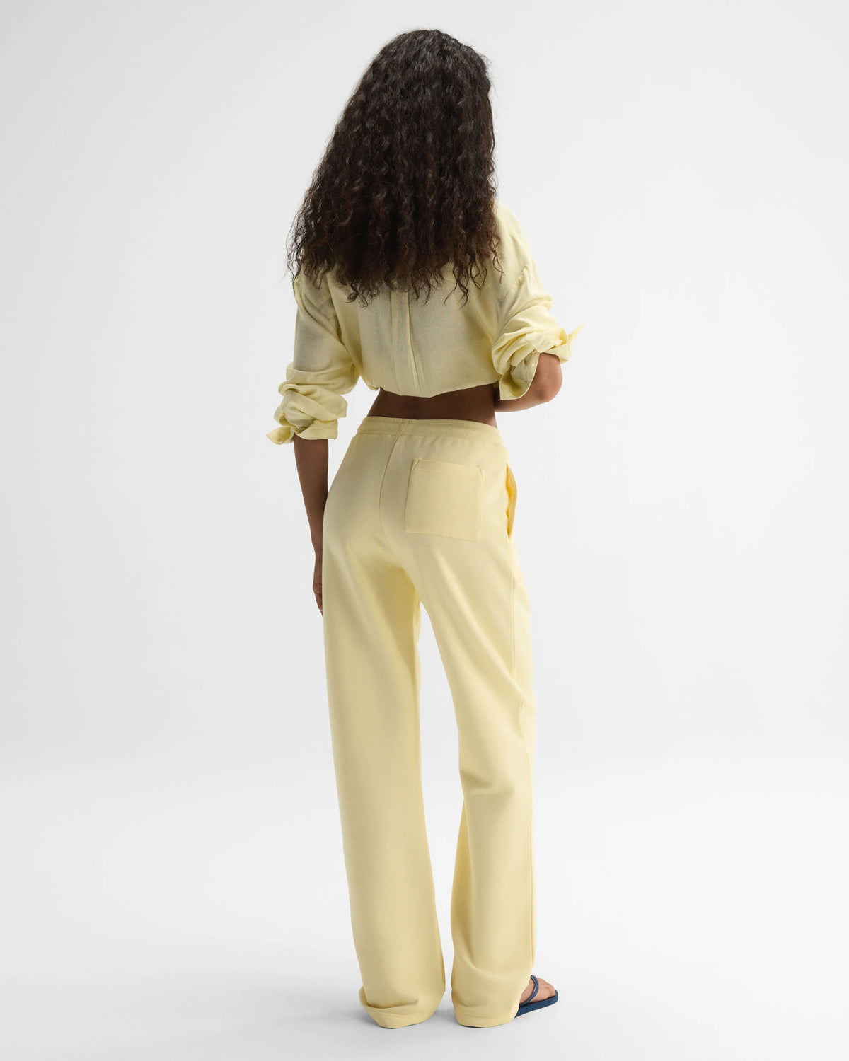 Straight Leg Sweatpants Buttercream