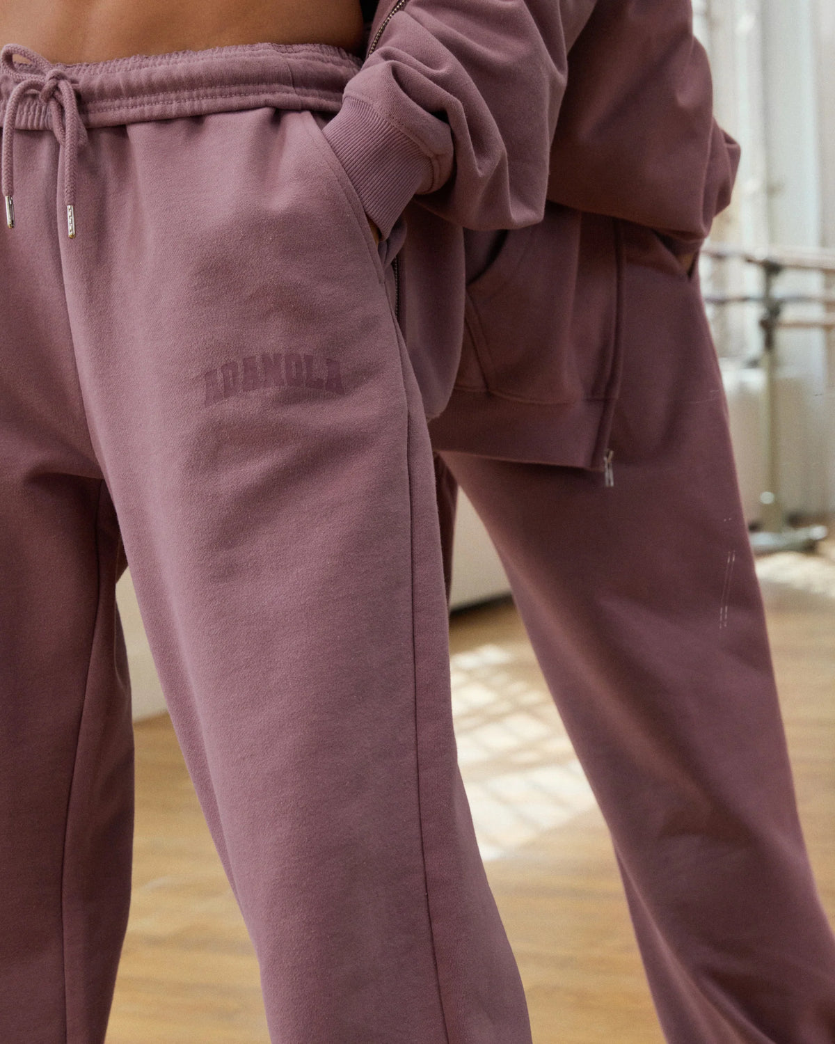 Straight Leg Sweatpants Dusk Purple