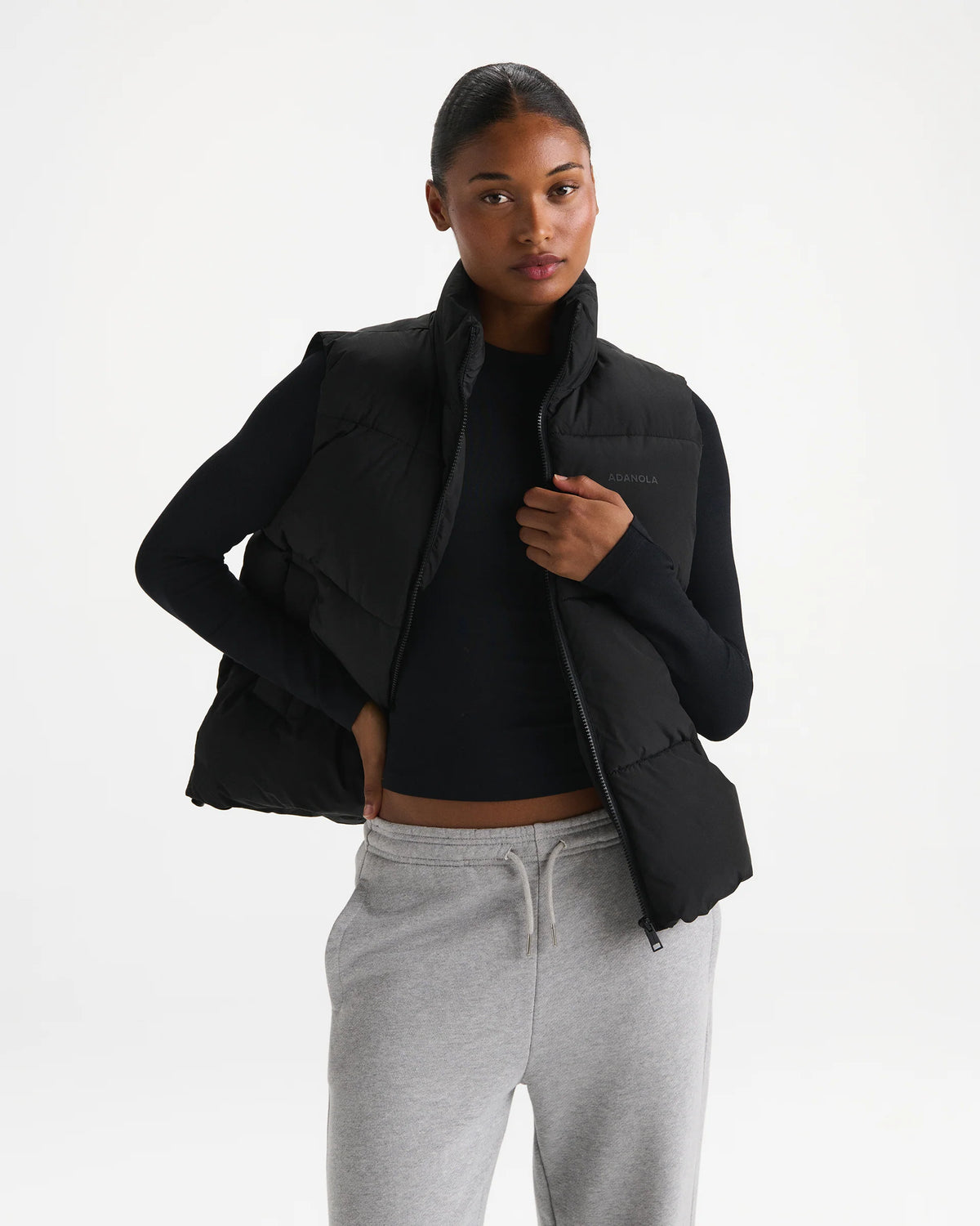 Puffer Gilet - Black