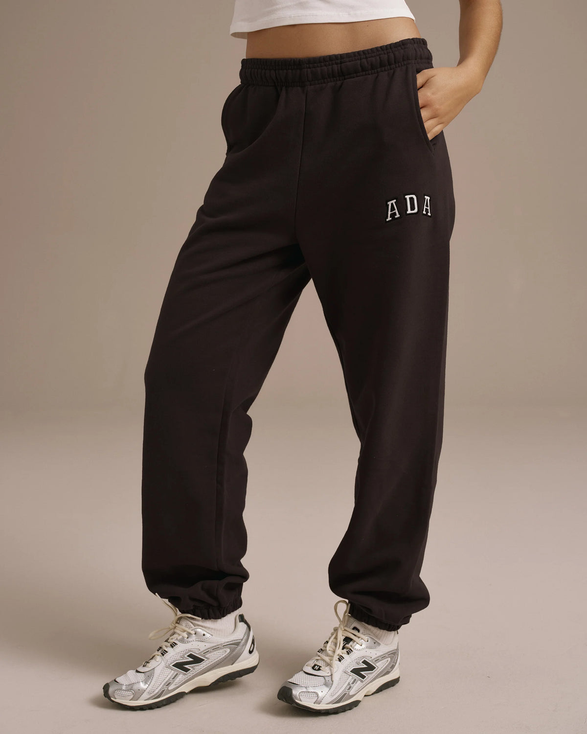 Cuffed Sweatpants Coffee Bean