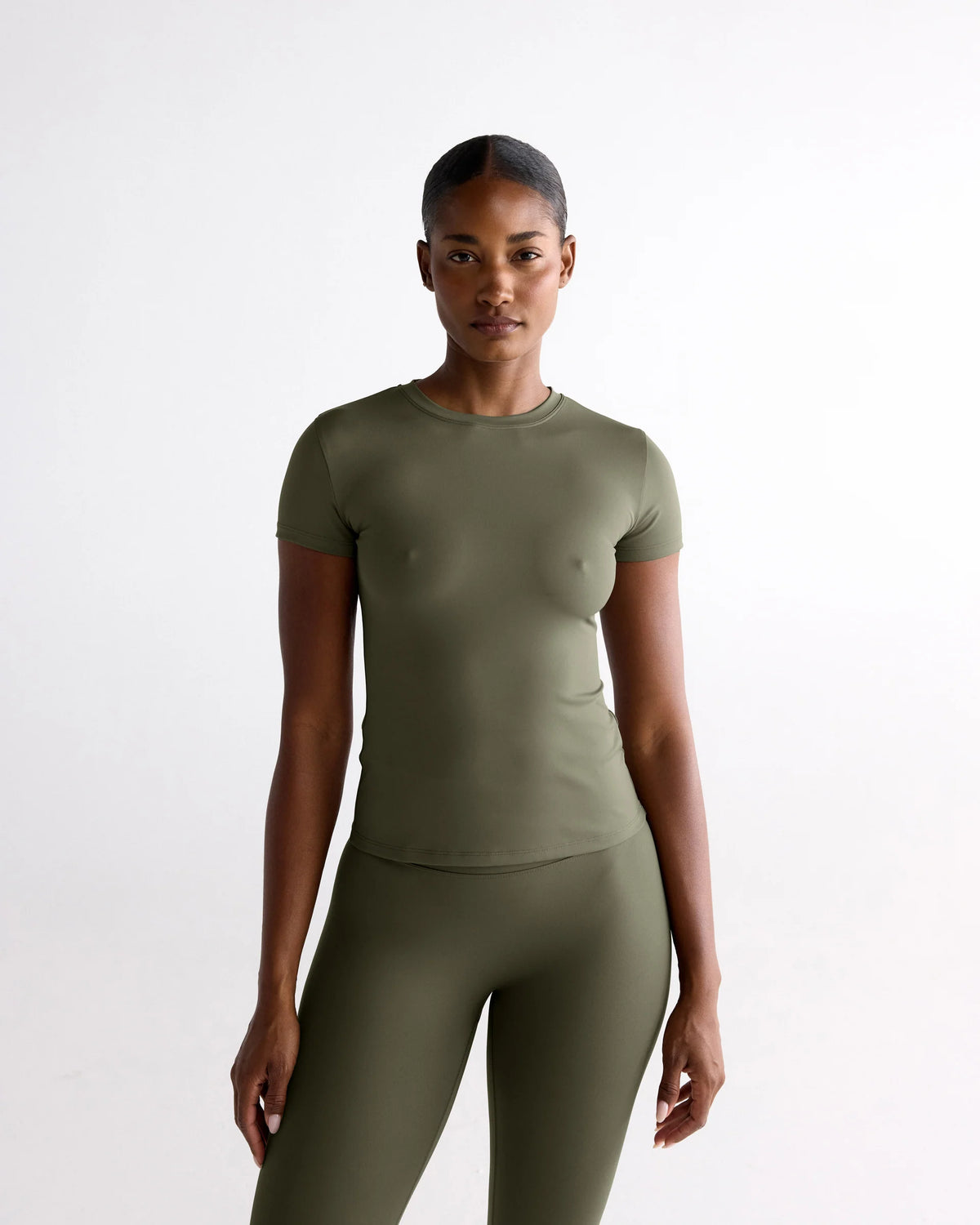Ultimate Short Sleeve Top - Olive Green