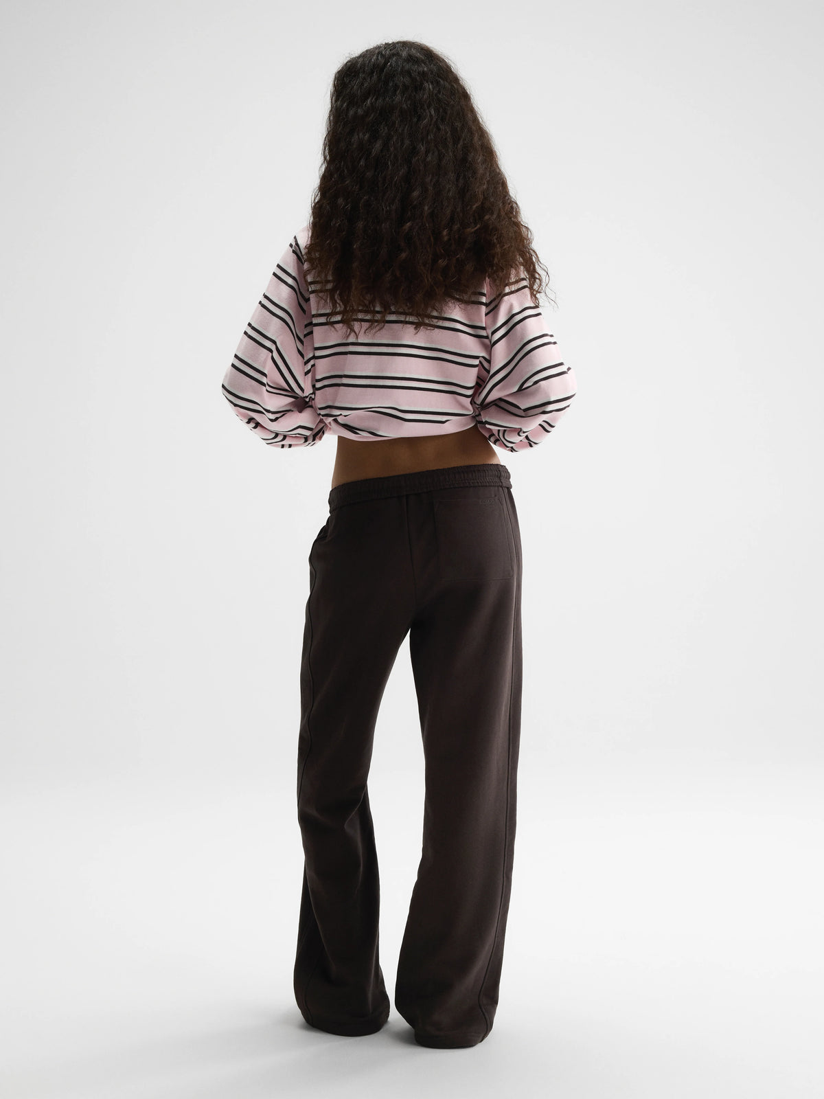 Straight Leg Sweatpants Coffee Bean