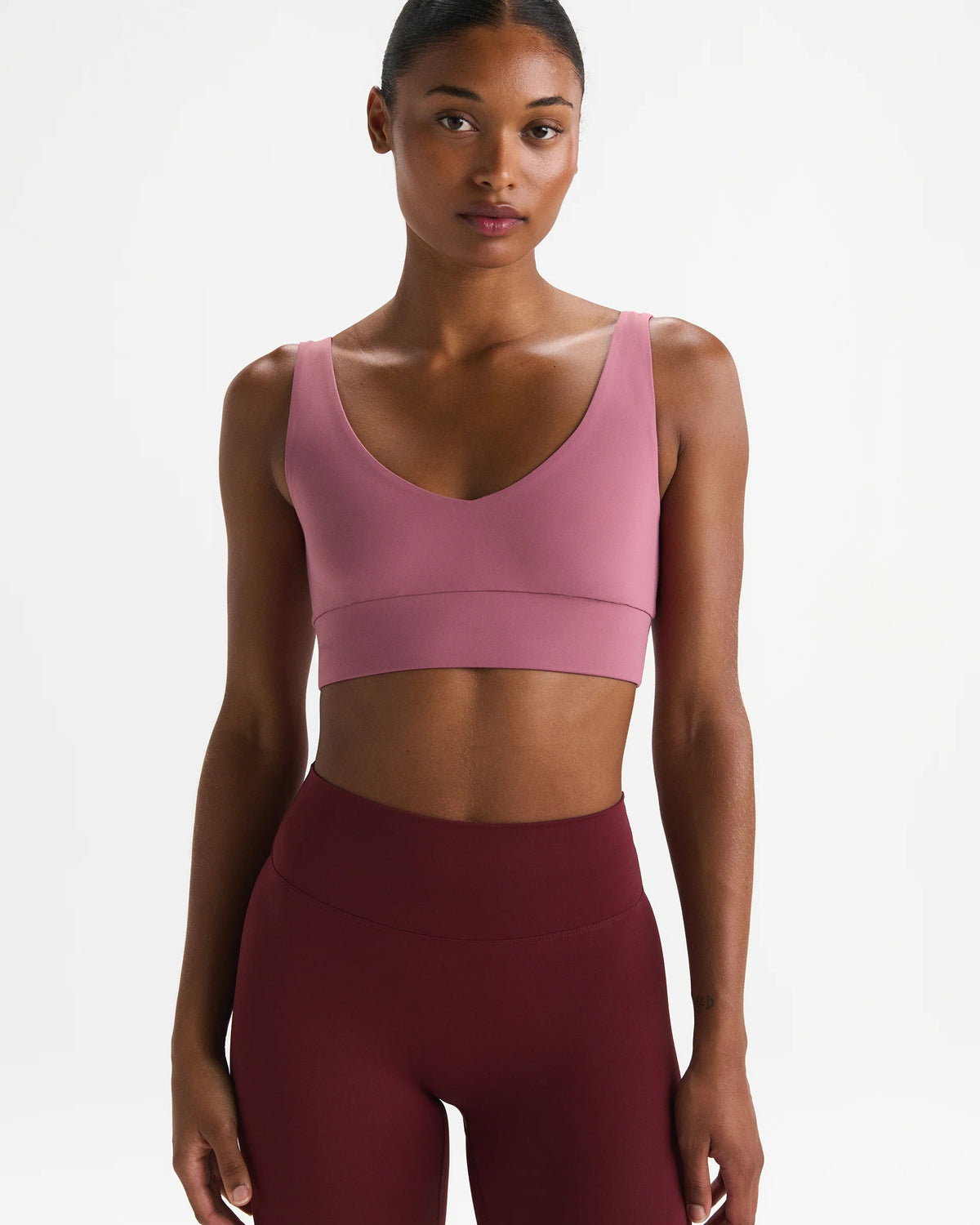Ultimate V-Neck Bra - Deep Pink