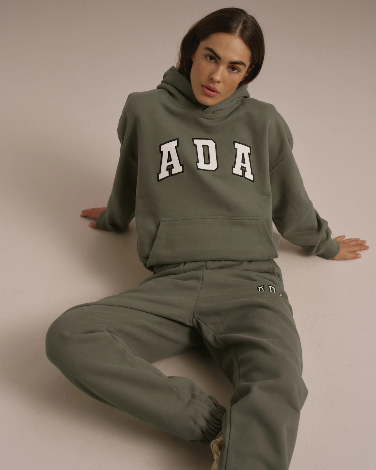 Oversized Hoodie Olive Green