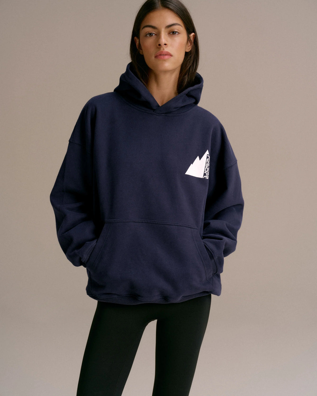 Oversized Hoodie Navy Blue