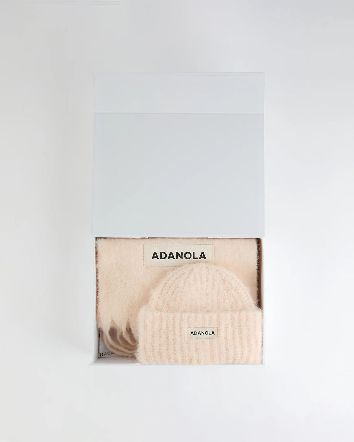 Box Set Beanie and Scarf - Light Pink