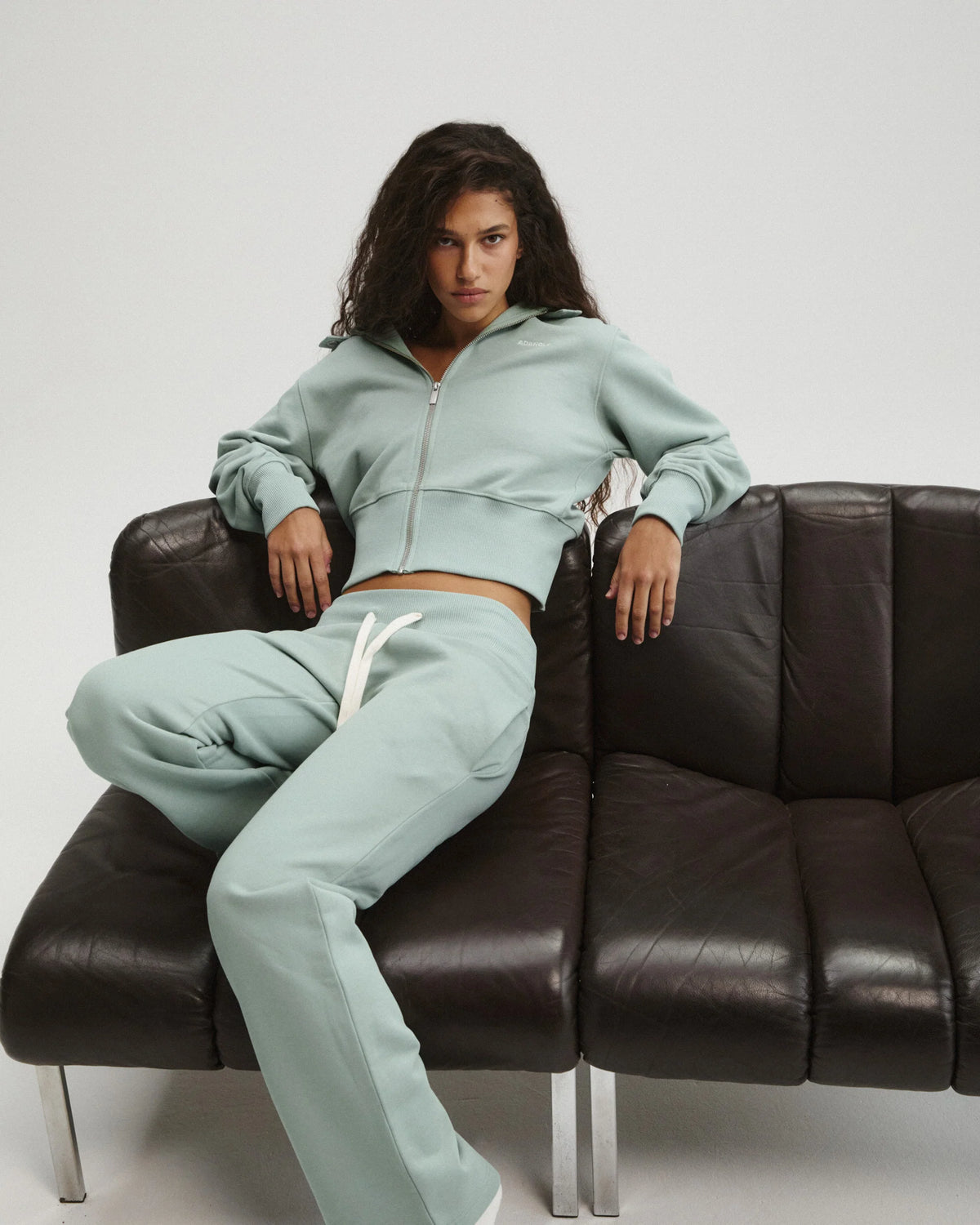 Straight Leg Sweatpants Cloud Blue