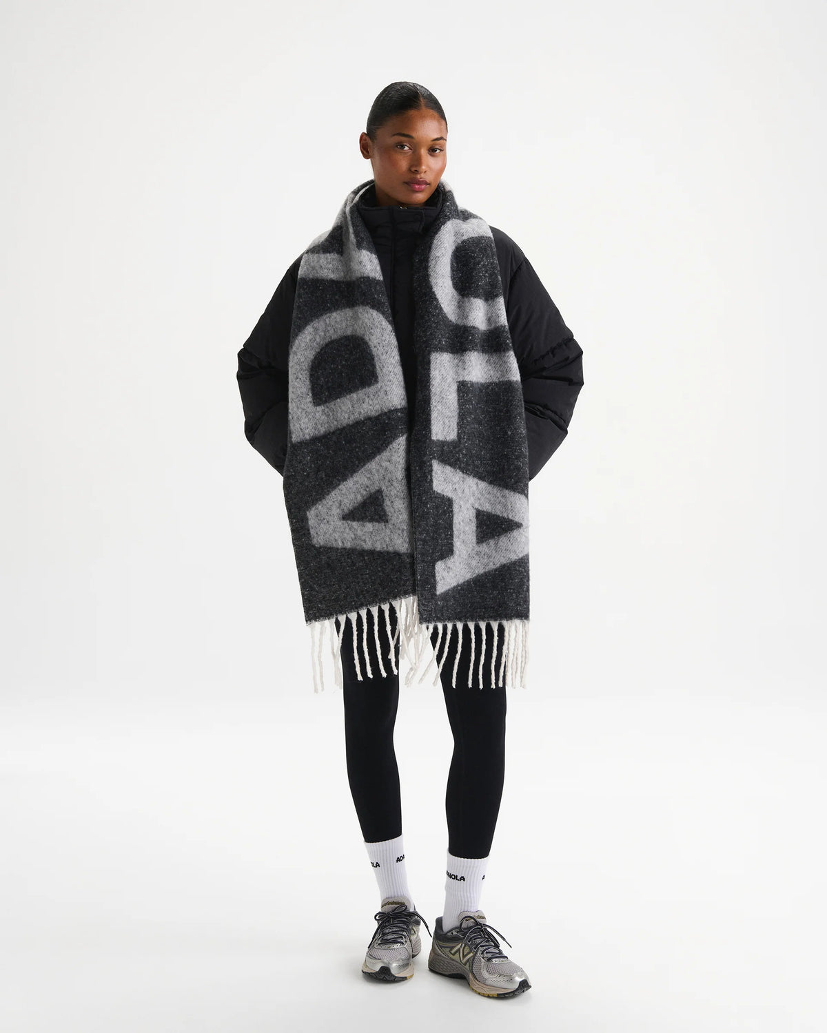 Knit Scarf - Grey Melange