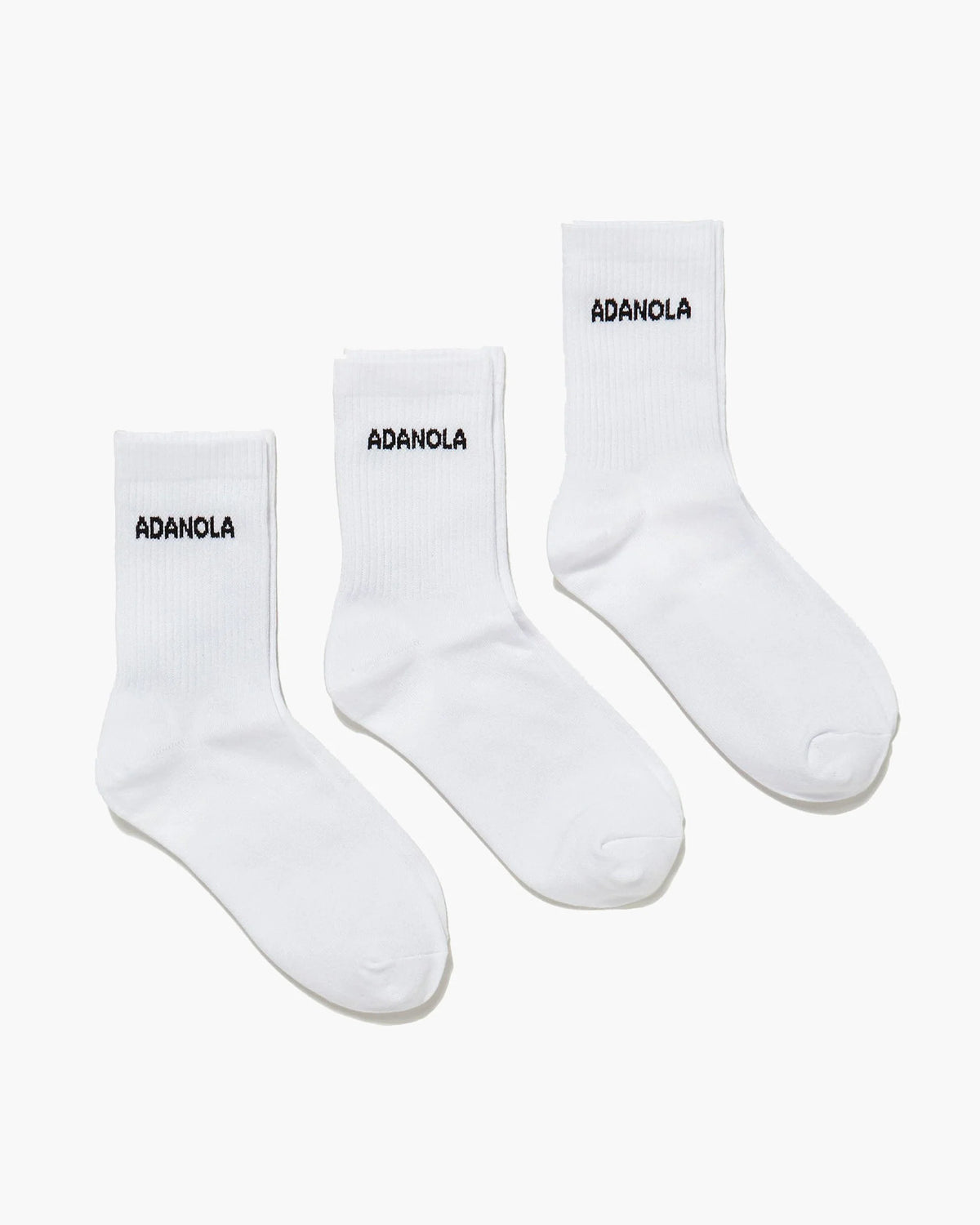3 Pack Socks - White