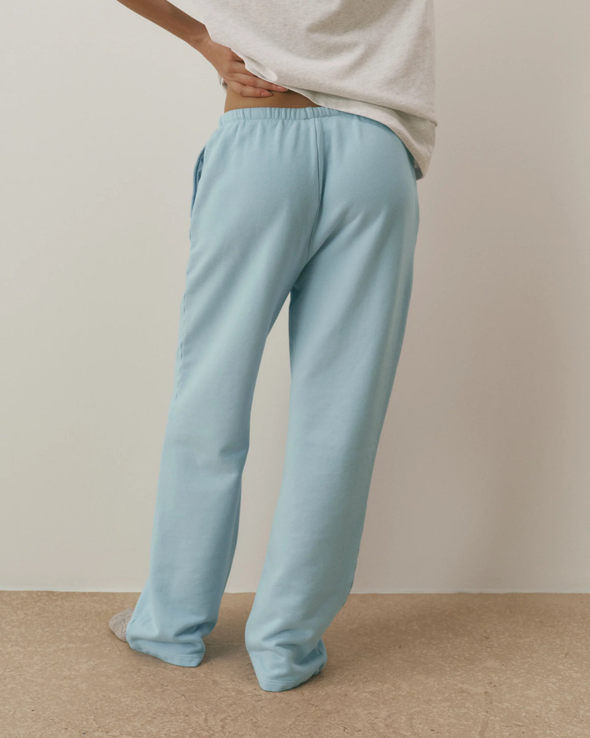 Straight Leg Sweatpants Breeze Blue