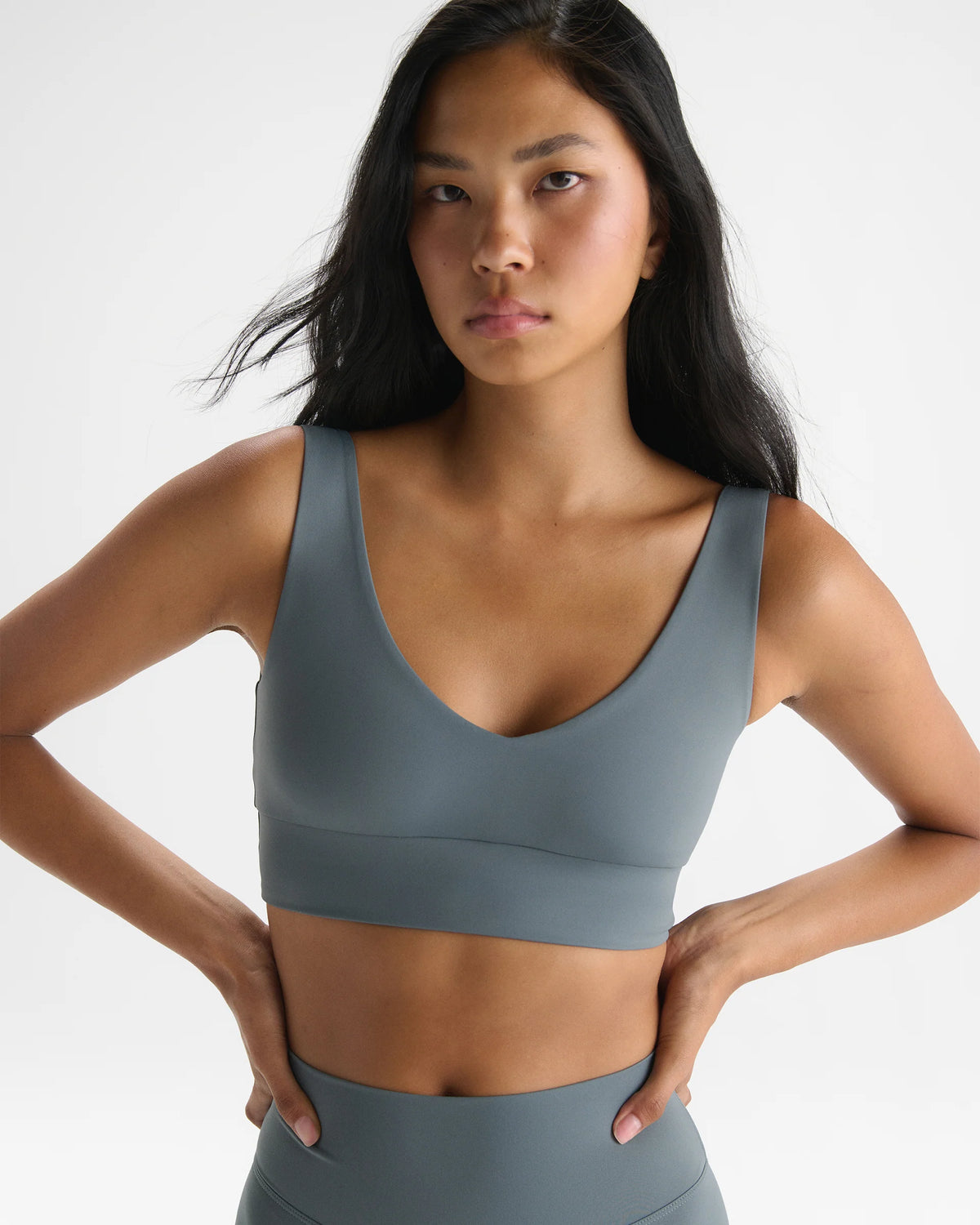 Ultimate V-Neck Bra - Storm Blue