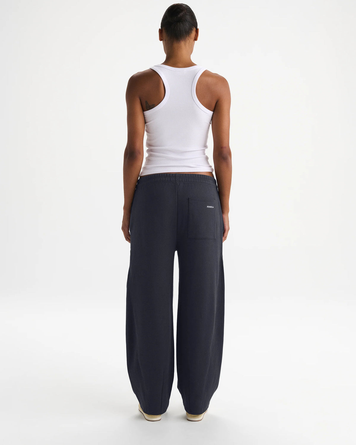 Barrel Leg Sweatpants Midnight Blue