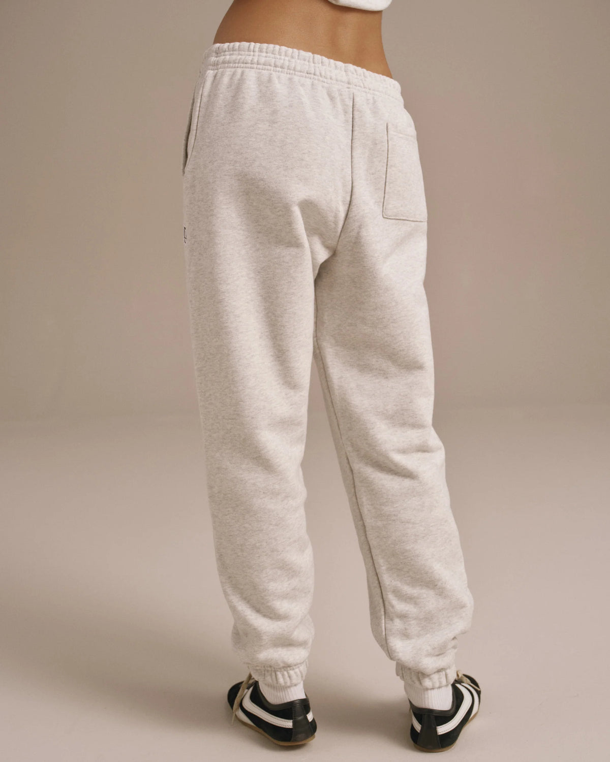 Cuffed Sweatpants Light Grey Melange