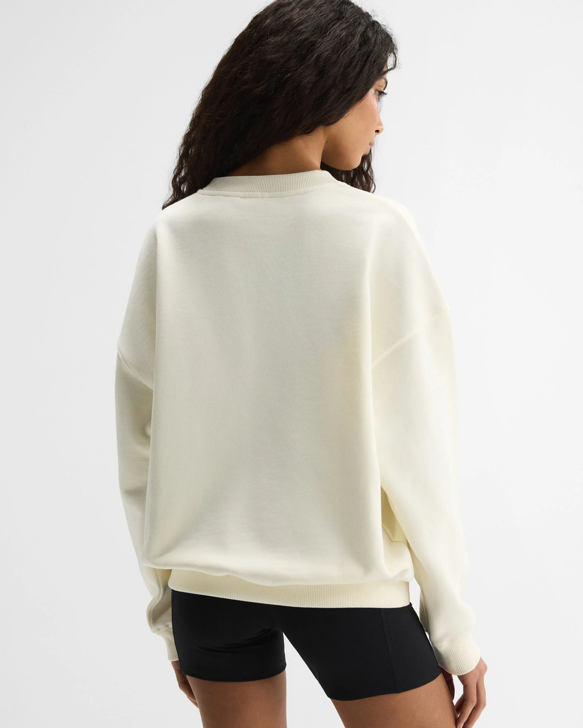 ADA Oversized Sweatshirt - Marshmallow White/Midnight Blue