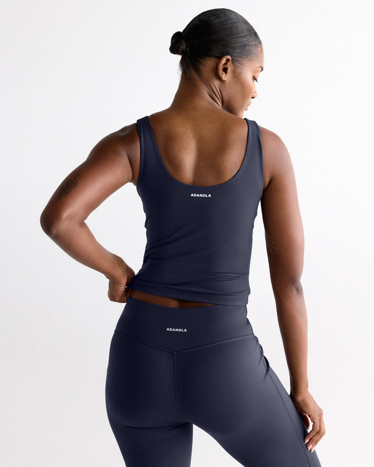 Ultimate Scoop Back Tank - Midnight Blue