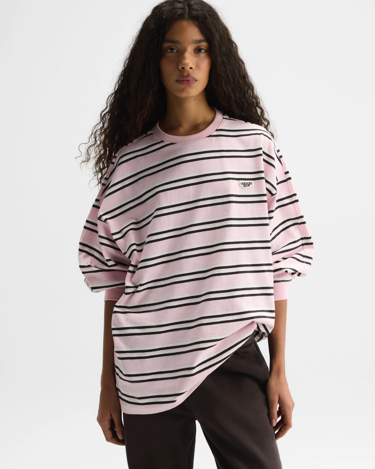 Stripe Long Sleeve T-shirt - Cloud Pink