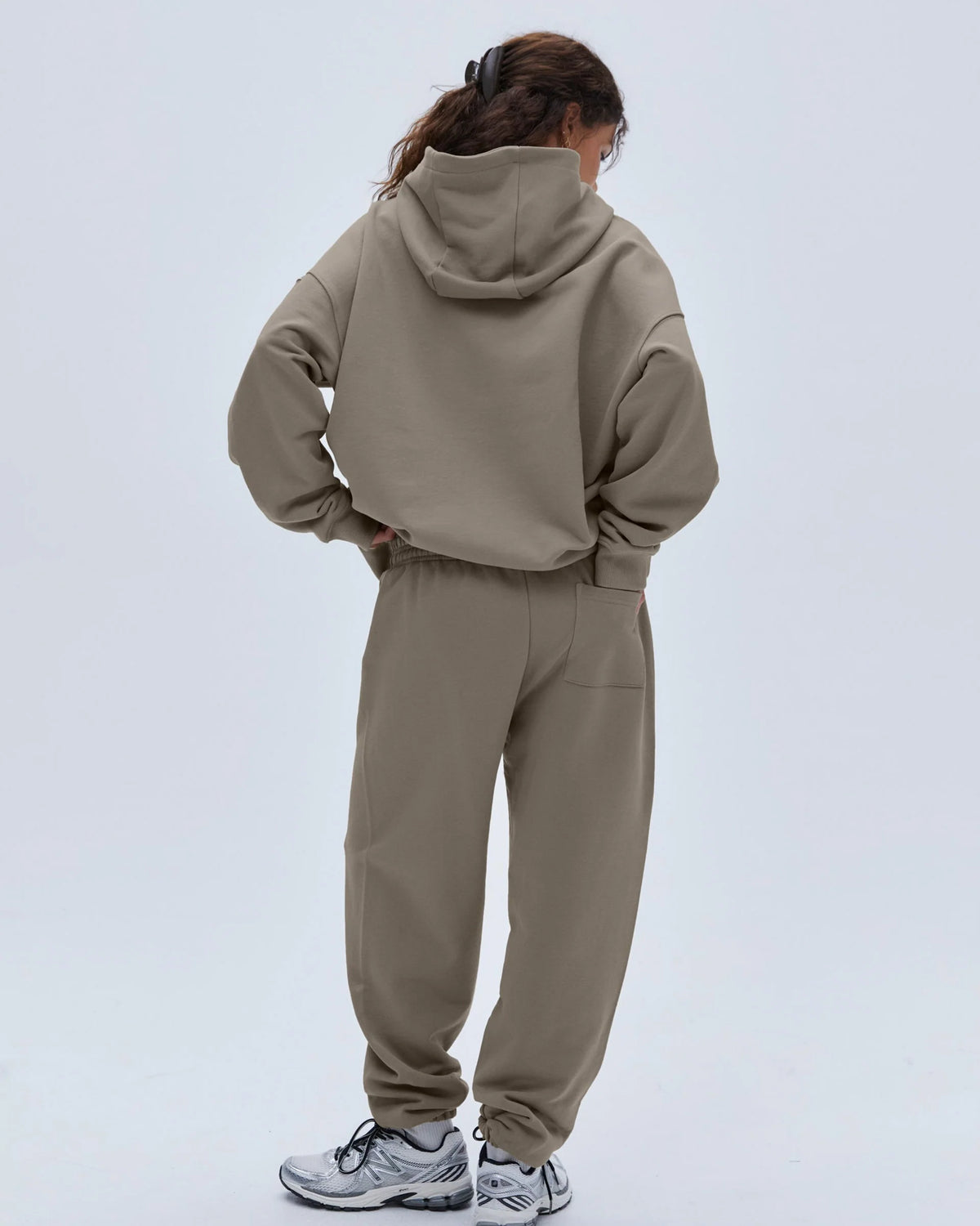 Oversized Hoodie Clay Beige